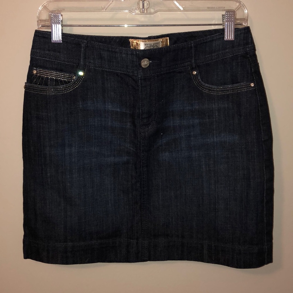 Dark jean skirt
